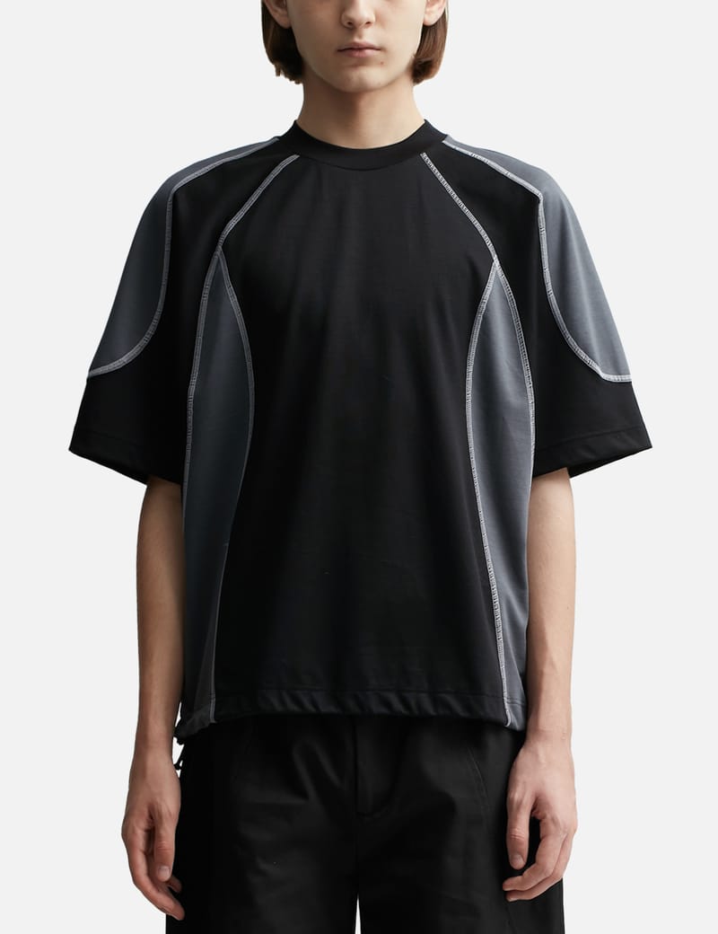 CLESSTE FUTURE T-SHIRT WITH DRAWSTRINGS ファッション
