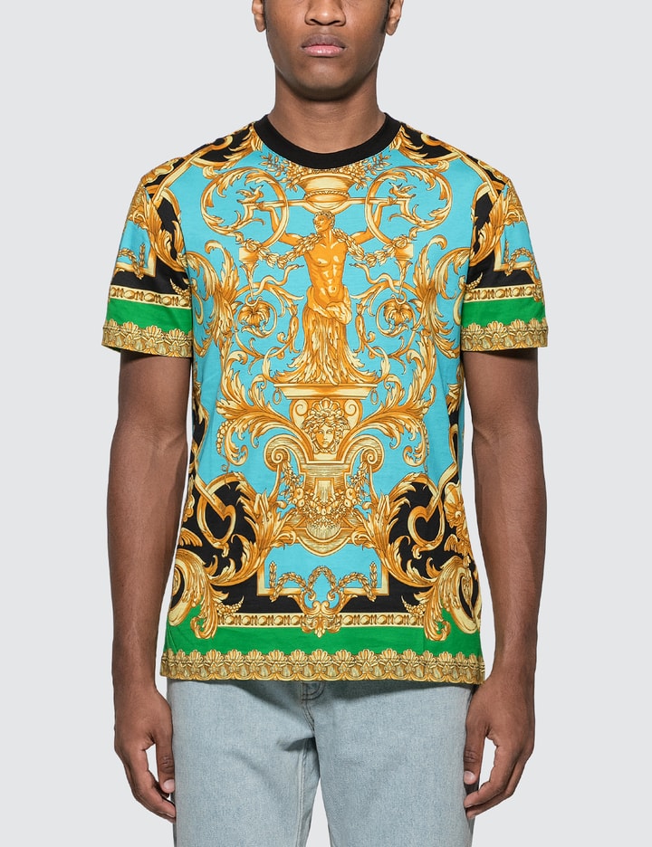 beviser Afhængighed Dusør Versace - Barocco Homme Print T-Shirt | HBX - Globally Curated Fashion and  Lifestyle by Hypebeast
