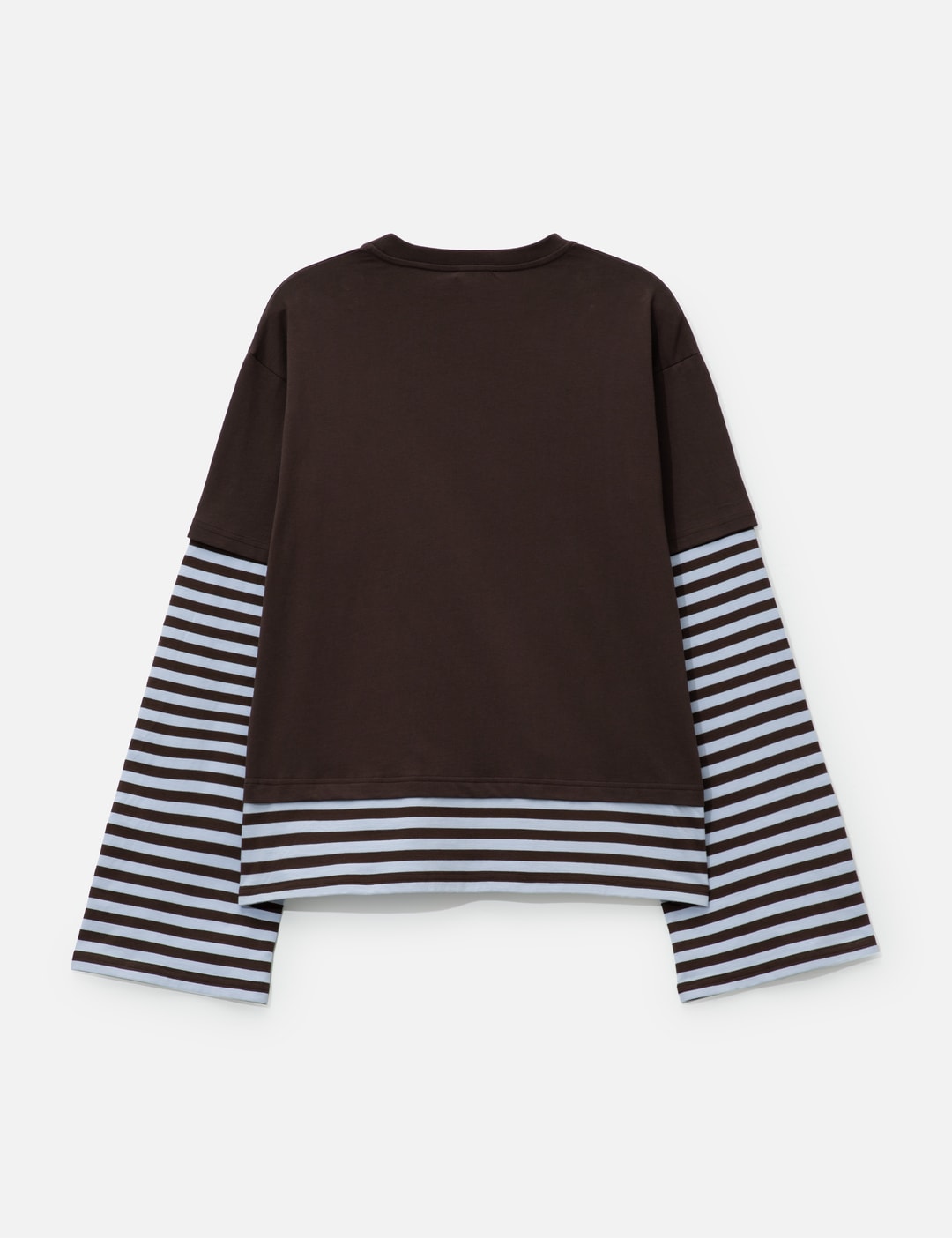 Long Sleeve 2-In-1 Tee With Knit Patch view 9