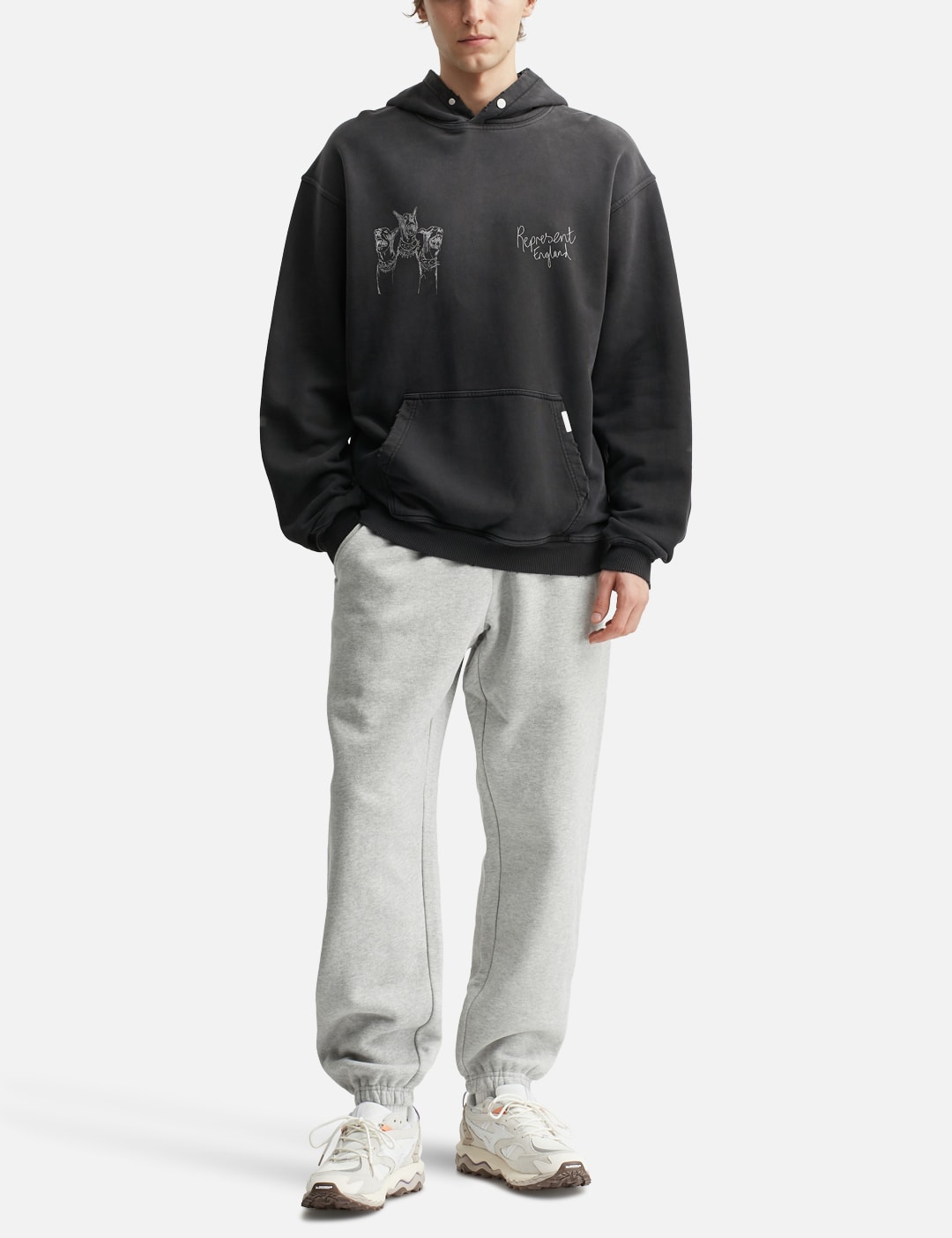 Hand Drawn Thoroughbred Hoodie view 15