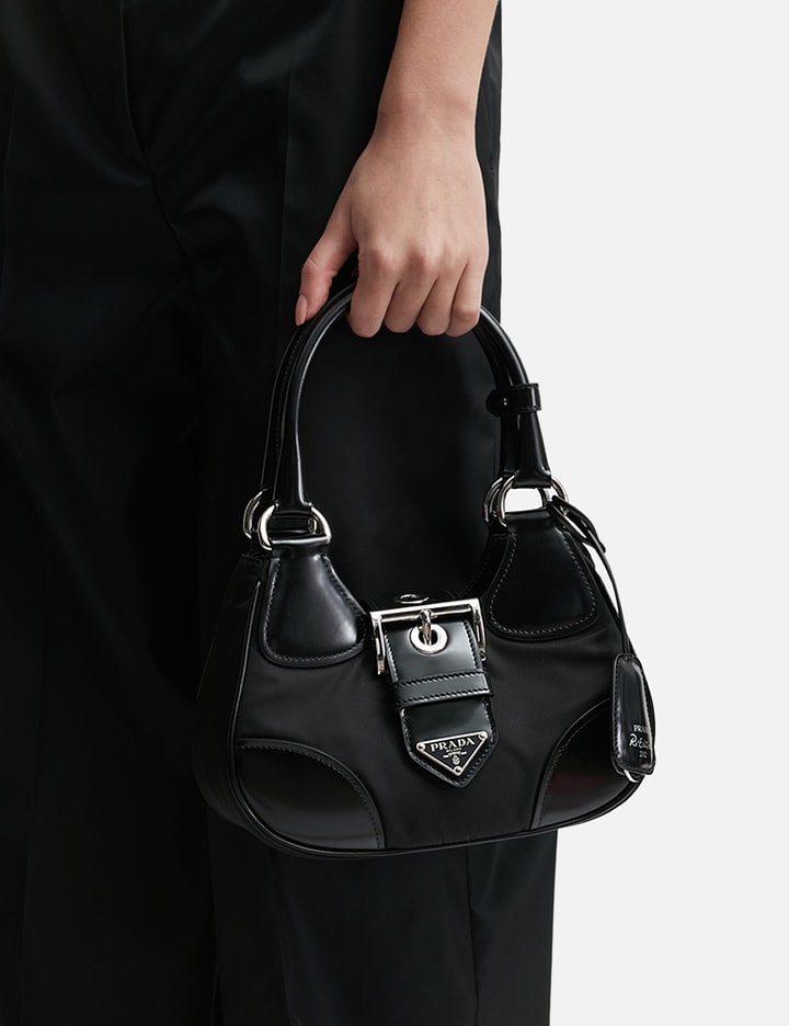 Prada Moon Re-Nylon and Leather Bag