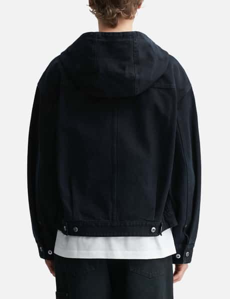 Hood Dyed Denim Jacket view 12