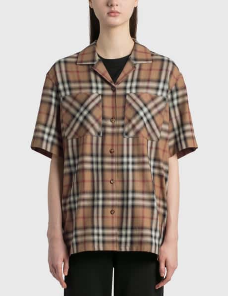 Burberry Kiera 쇼트 슬리브 셔츠