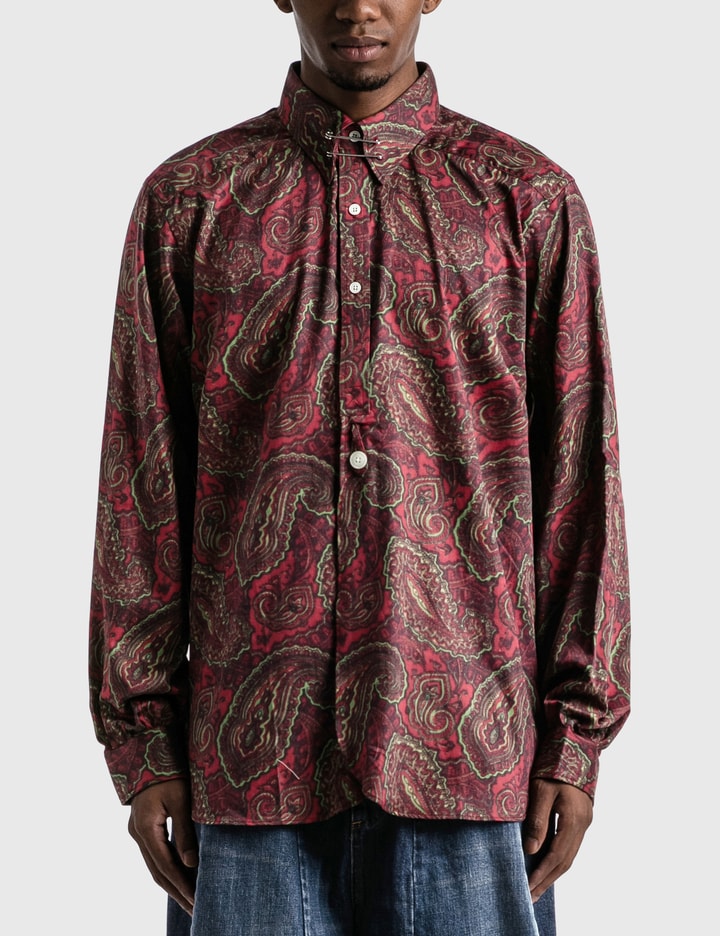 Pin Collar Paisley Shirt Placeholder Image