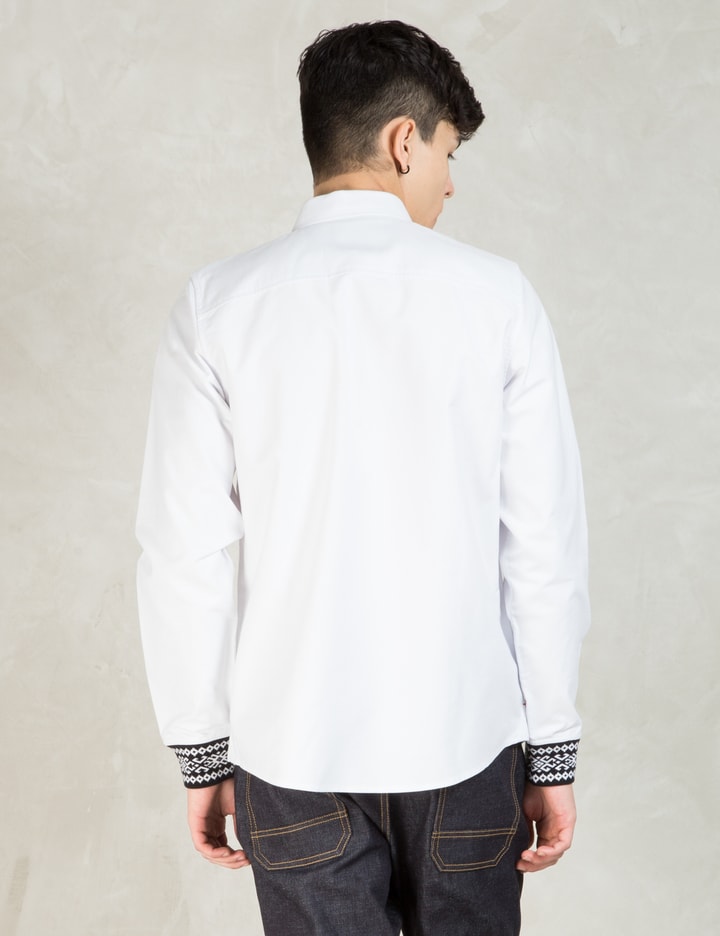 White Dave L/S Oxford Shirt Placeholder Image