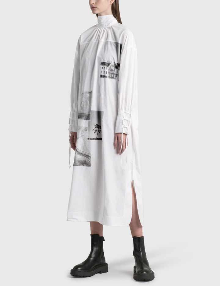 Printed Cotton Poplin Oversized Dress Placeholder Image