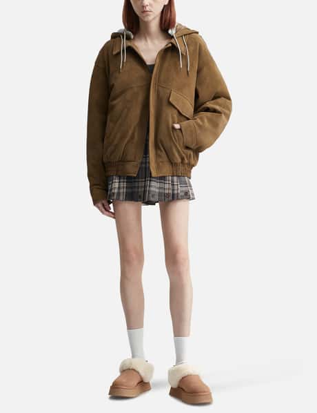 Glowny Urban Suede Jumper - 柔らかなスエード風表地、リラックス 