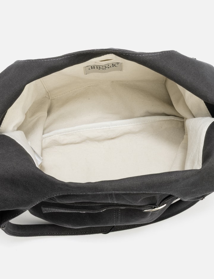 Anggae Washed Canvas Big Shoulder Bag