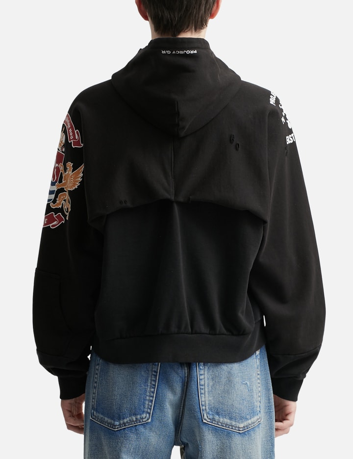 Reconstructed Folded Zip Hoodie Placeholder Image