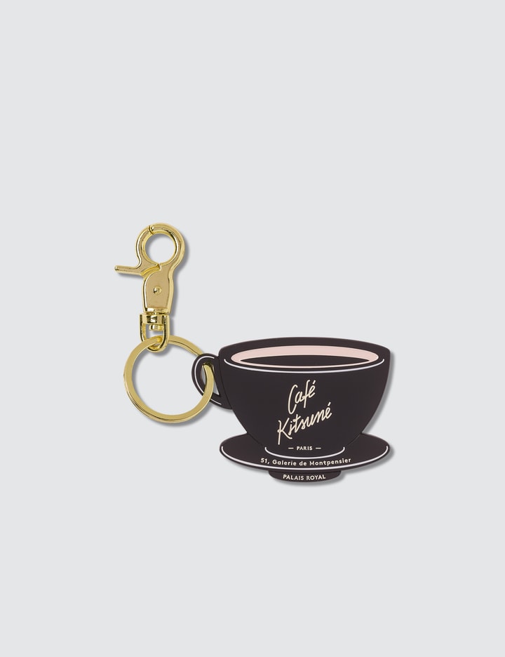 Maison Kitsun - Cafe Kitsune Cup Keyring | HBX