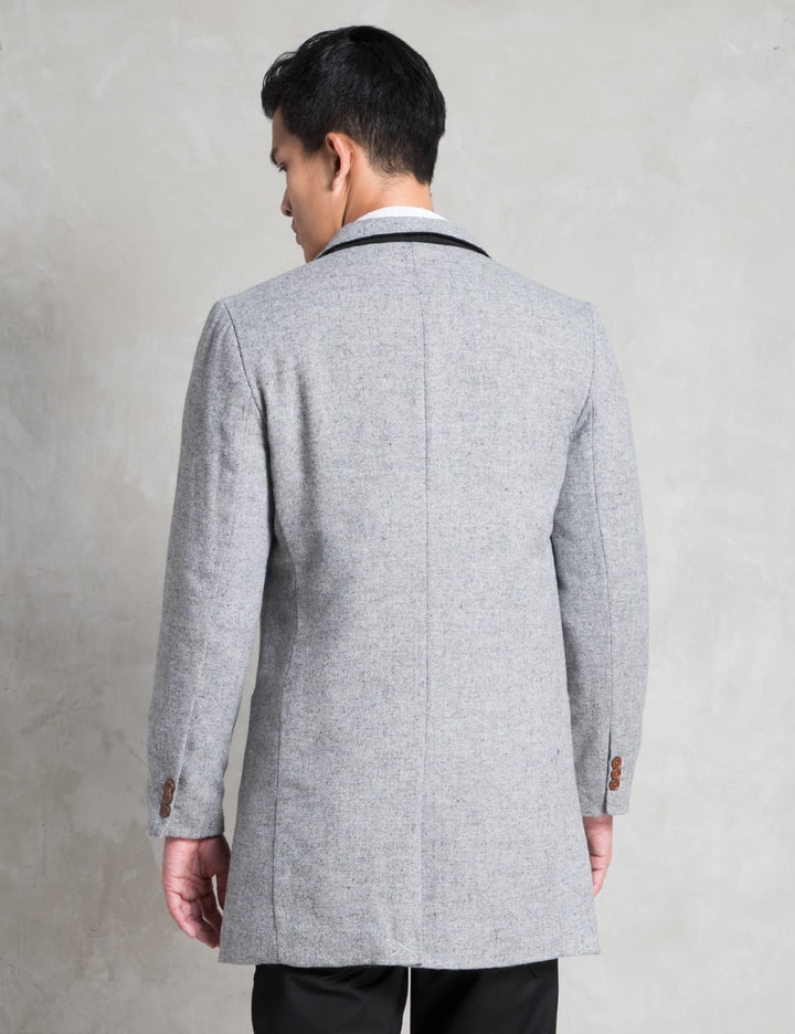 Light Grey Woolen Overcoat Placeholder Image