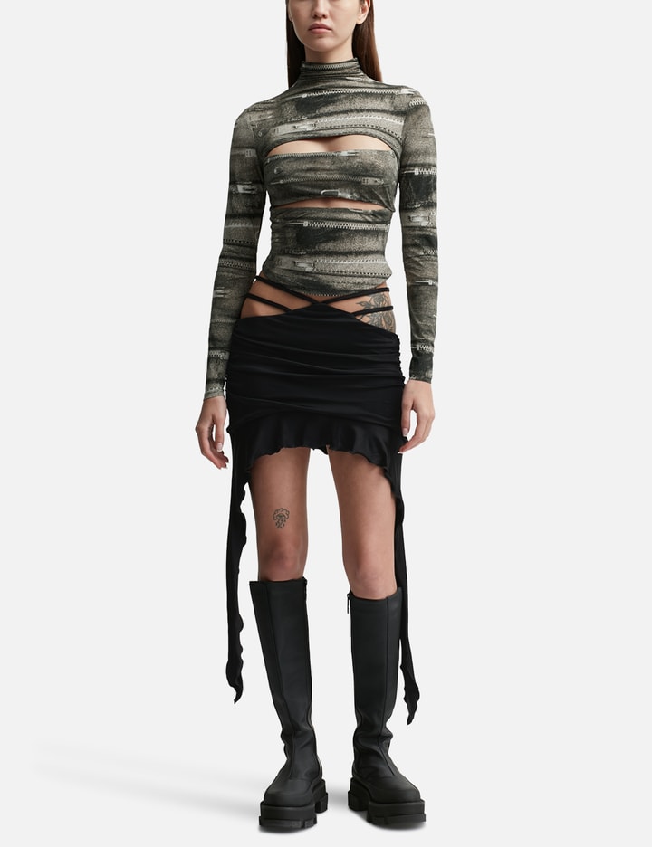 Ruffled Mini Skirt Placeholder Image