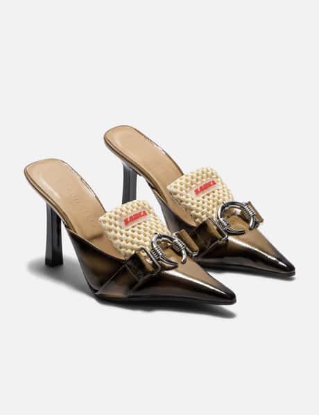 Olympia, Signature Style Upcycled Mule High Heel view 11