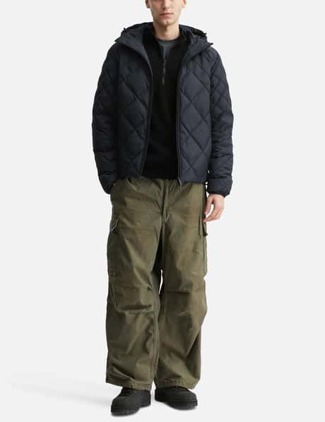 Merak Geometric-Quilted Hooded Short Down Jacket view 14