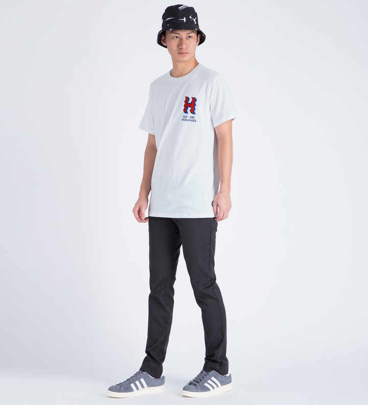 White Crooked H T-Shirt Placeholder Image
