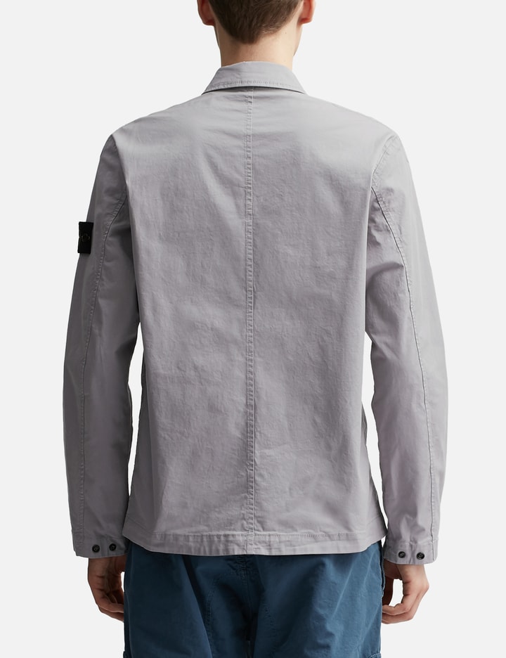 Supima® Cotton Twill Stretch-TC Regular Fit Overshirt Placeholder Image