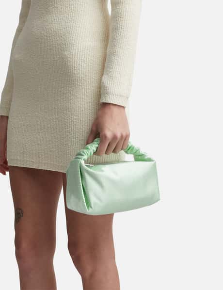 Alexander Wang - Satin Scrunchie Mini Bag with Clear Beads | HBX 