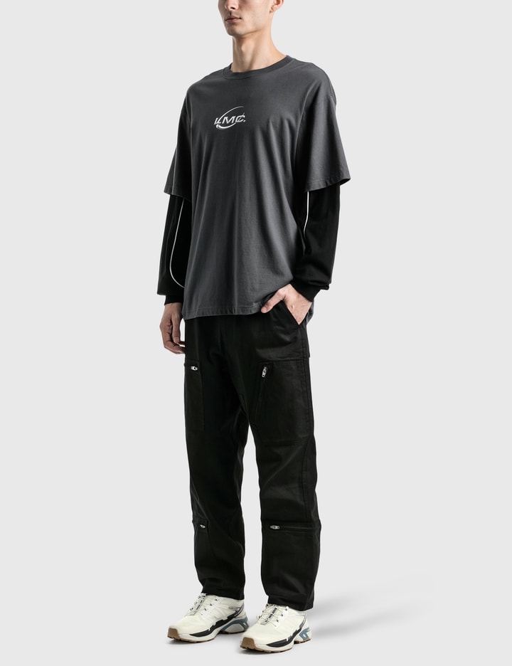 Pipe Line Layered Long Sleeve T-Shirt Placeholder Image
