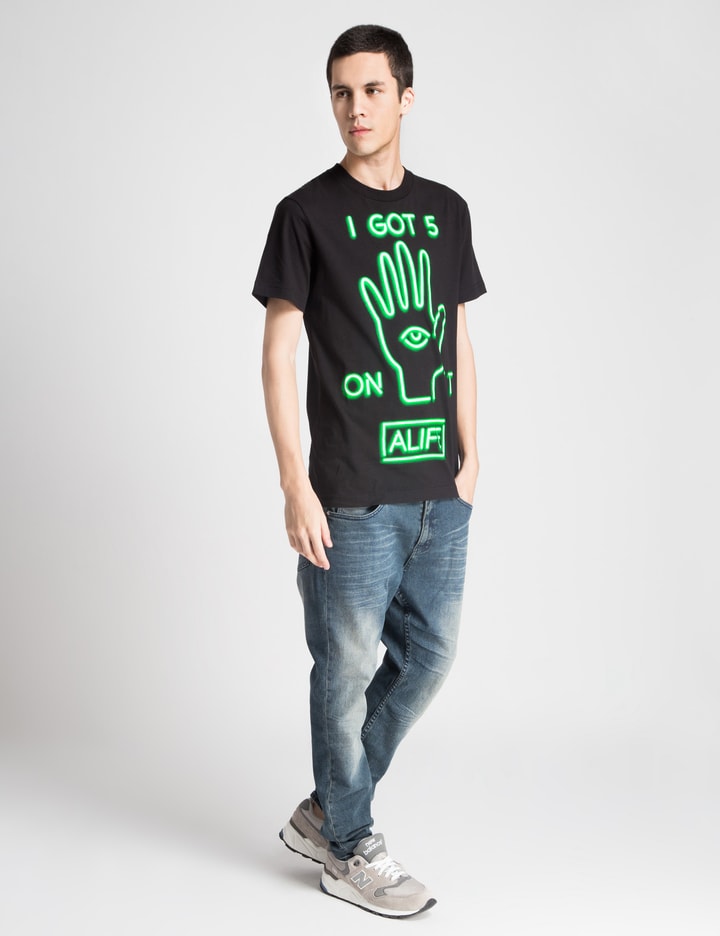 Black Alife Neon Green T-Shirt Placeholder Image