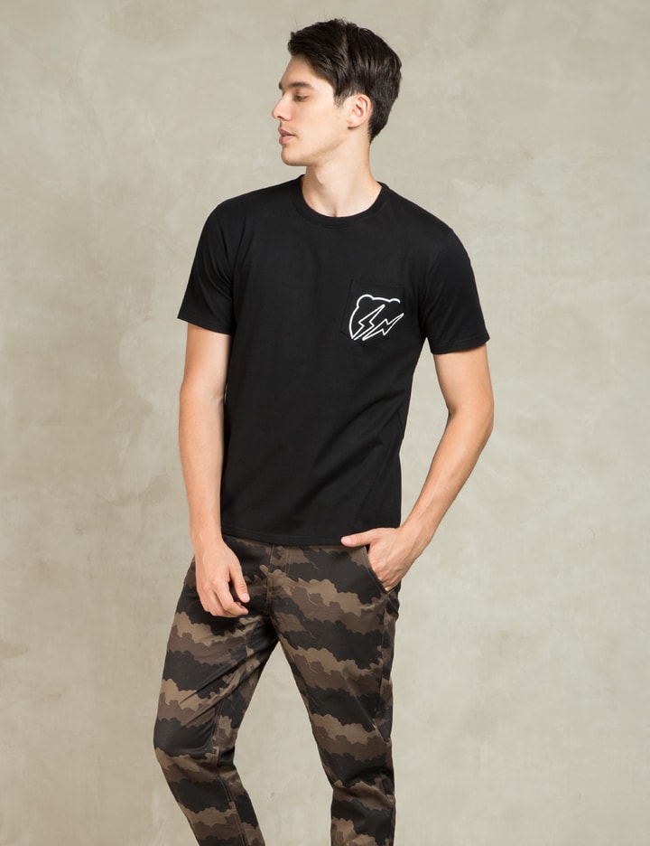 Black Fragment Design Pocket T-Shirt Placeholder Image