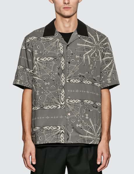 Sacai - Sacai x Dr. Woo Bandana Print Shirt | HBX - Globally 