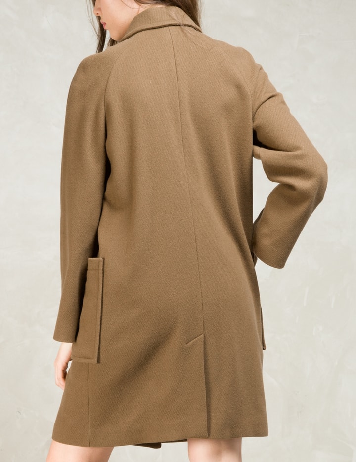 Khaki Manteau Graphique Coat Placeholder Image