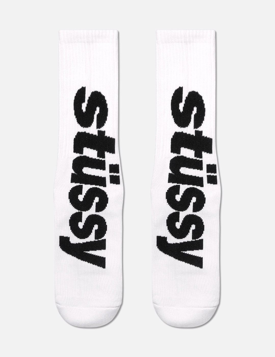 Stüssy - Big Helvetica Crew Socks | HBX - Globally Curated Fashion and Lifestyle by Hypebeast Stüssy - Big Helvetica Crew Socks | HBX - Globally Curated Fashion and Lifestyle by Hypebeast