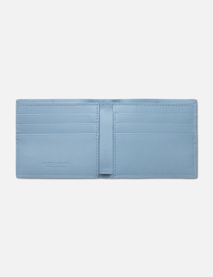 Shop Bottega Veneta Cassette Bi-fold Wallet In Blue