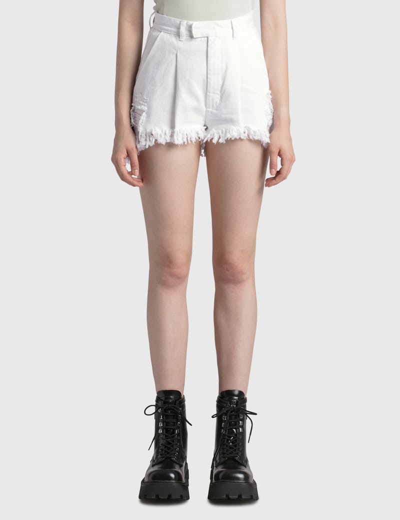 Ksenia Schnaider - DISTRESSED SHORTS | HBX - Globally Curated Fashion and  Lifestyle by Hypebeast