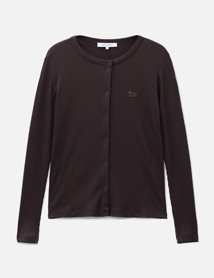 메종 키츠네 Baby Fox Ribbed Cardigan