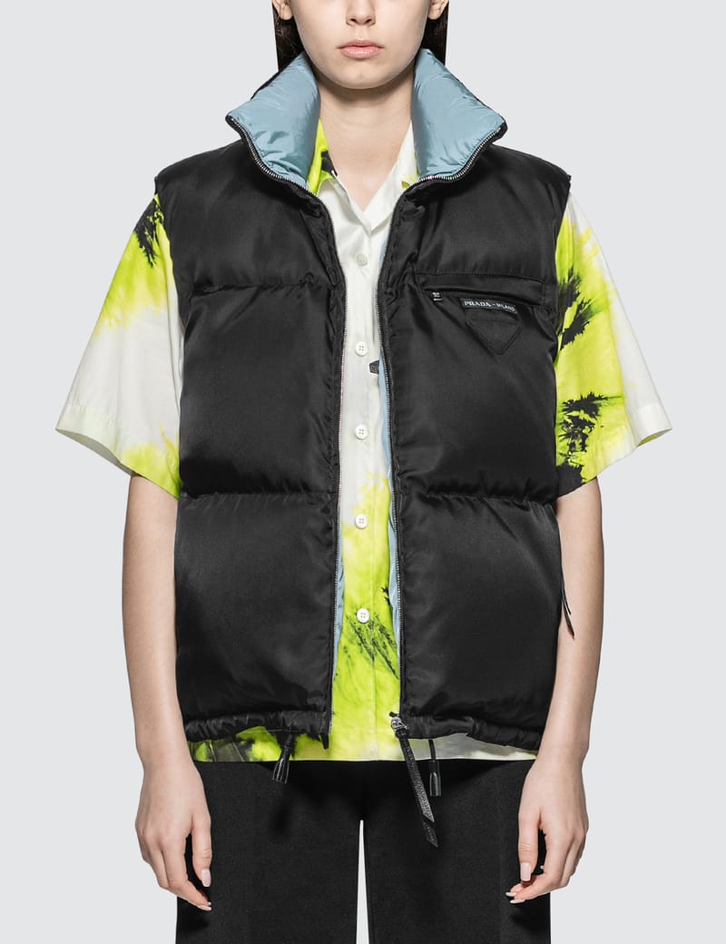 prada puffer vest