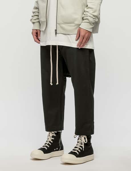 Rick Owens Drkshdw Pantaloni Drawstring Cropped Pants HBX