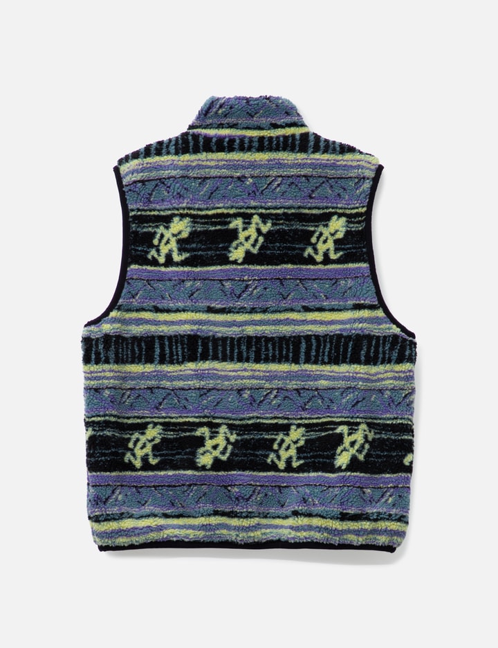 Thisisneverthat Tnt Gramicci Reversible Fleece Vest In Blue