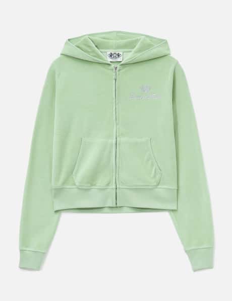 & Rich X Juicy Couture Script Velour Zip Hoodie view 6
