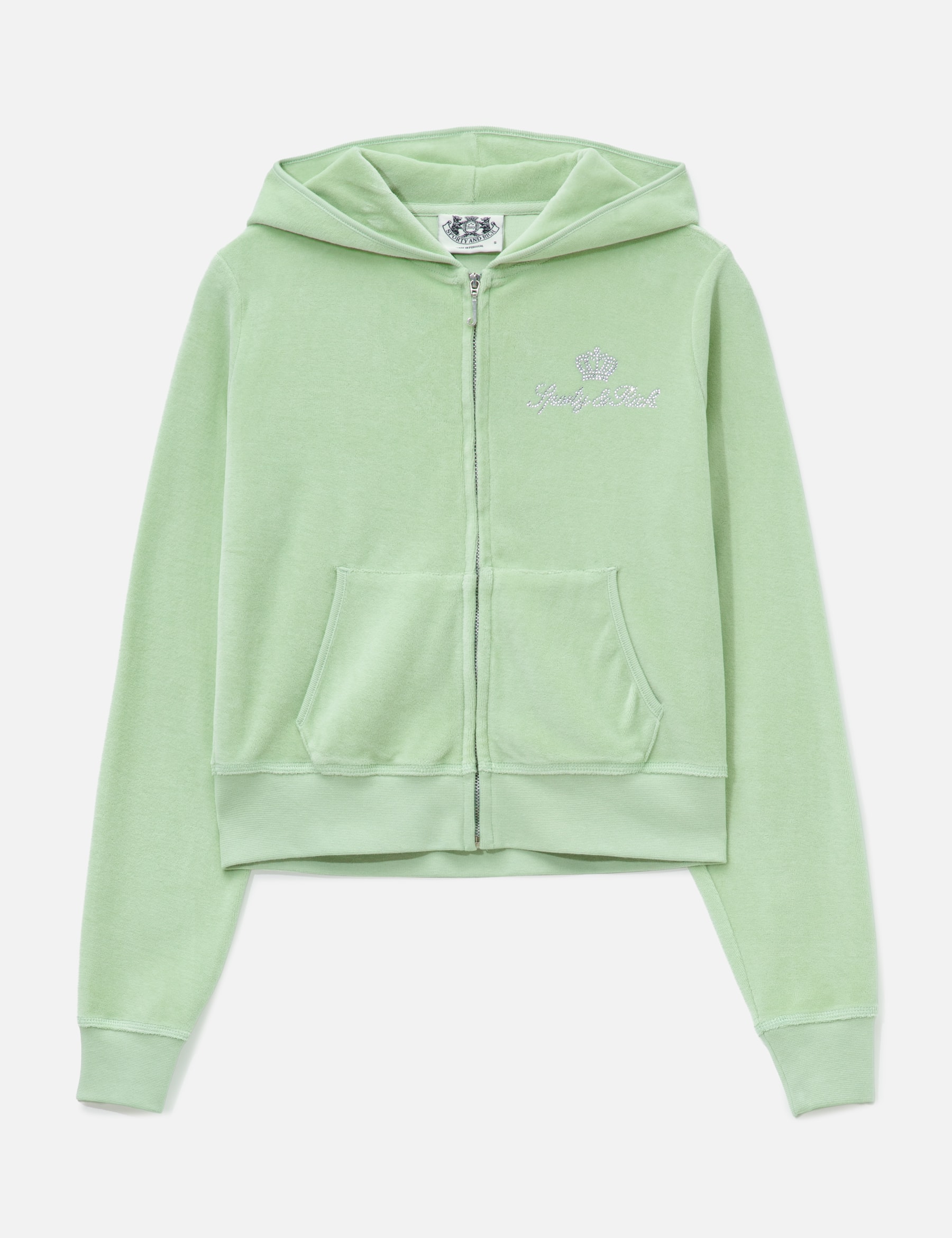 & Rich X Juicy Couture Script Velour Zip Hoodie view 16