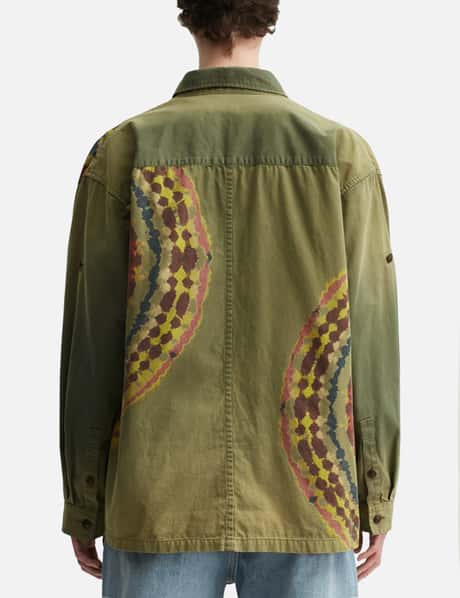 Tie-Dye Military Shirt view 12