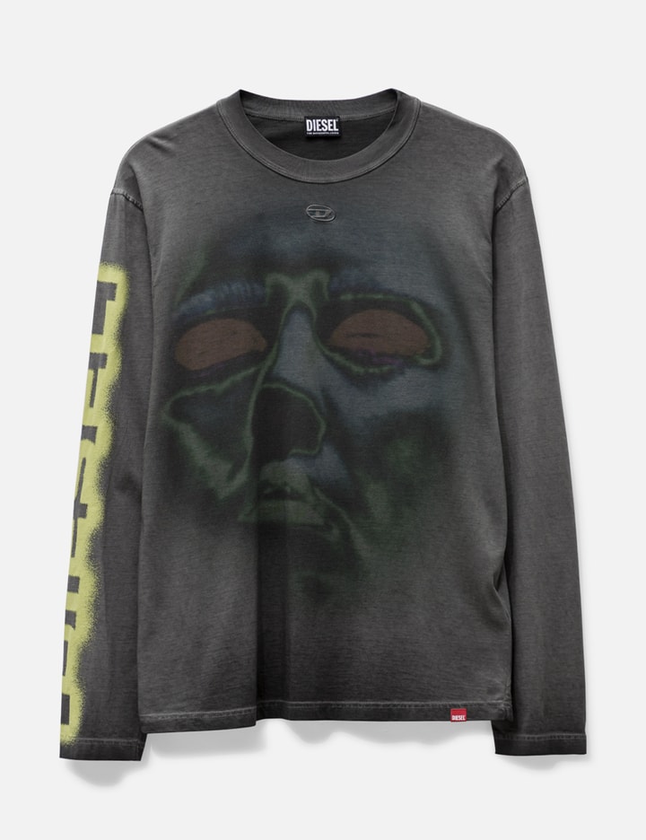 DIESEL T-CRANE-LS-H2 T-SHIRT
