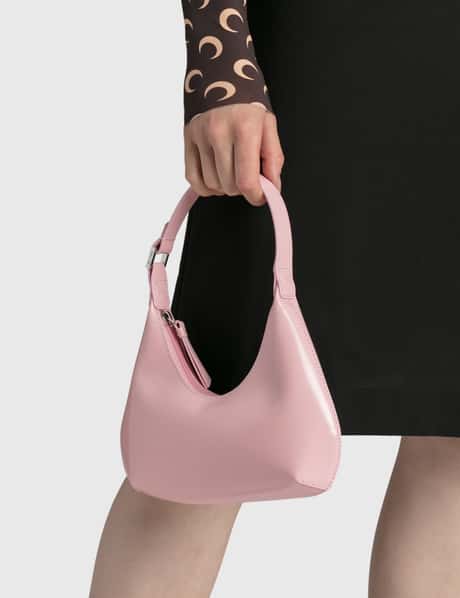 BY FAR Amber Patent Leather Mini Bag in Pink