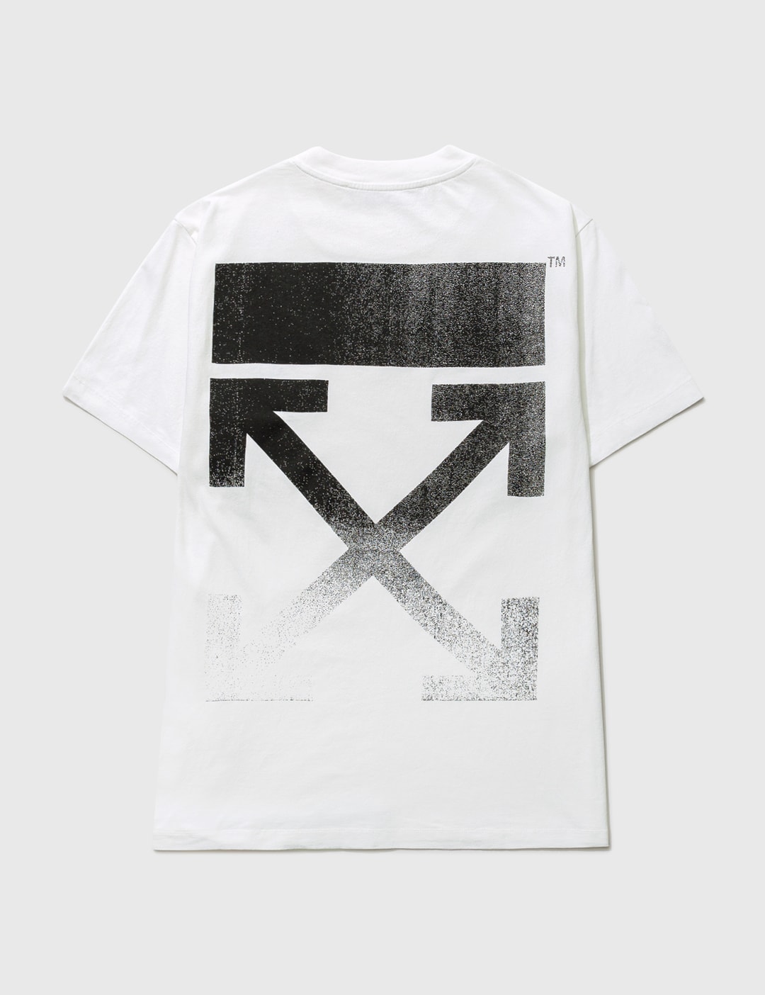 Off-White Off White Degrade Arrow S/s Over T Shirt Melange Grey