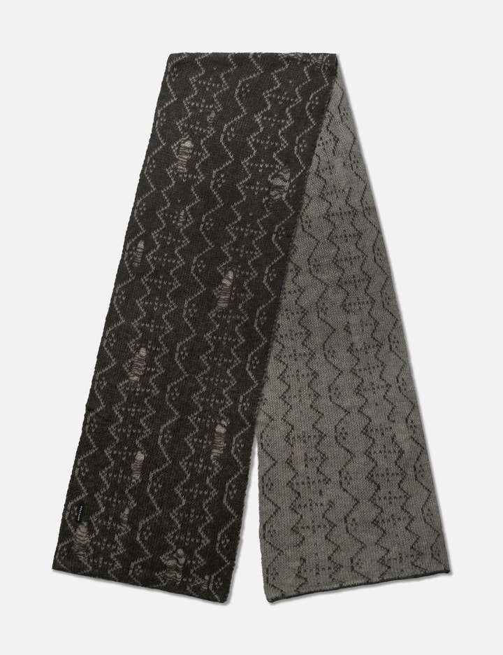 POLYTERU ETHNIC PATTERN NORDIC MUFFLER