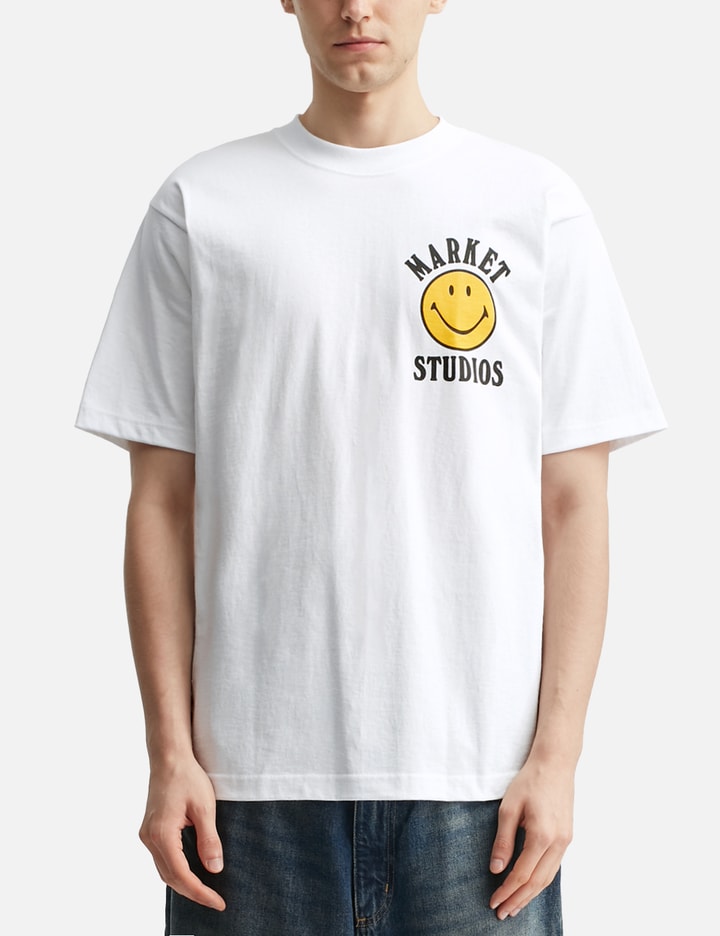 Market x Smiley Upside Down Lockup T-Shirt Placeholder Image