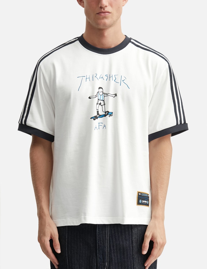 adidas Originals Adidas Original X Thrasher X AFA Argentina Gonz Ringer Tee
