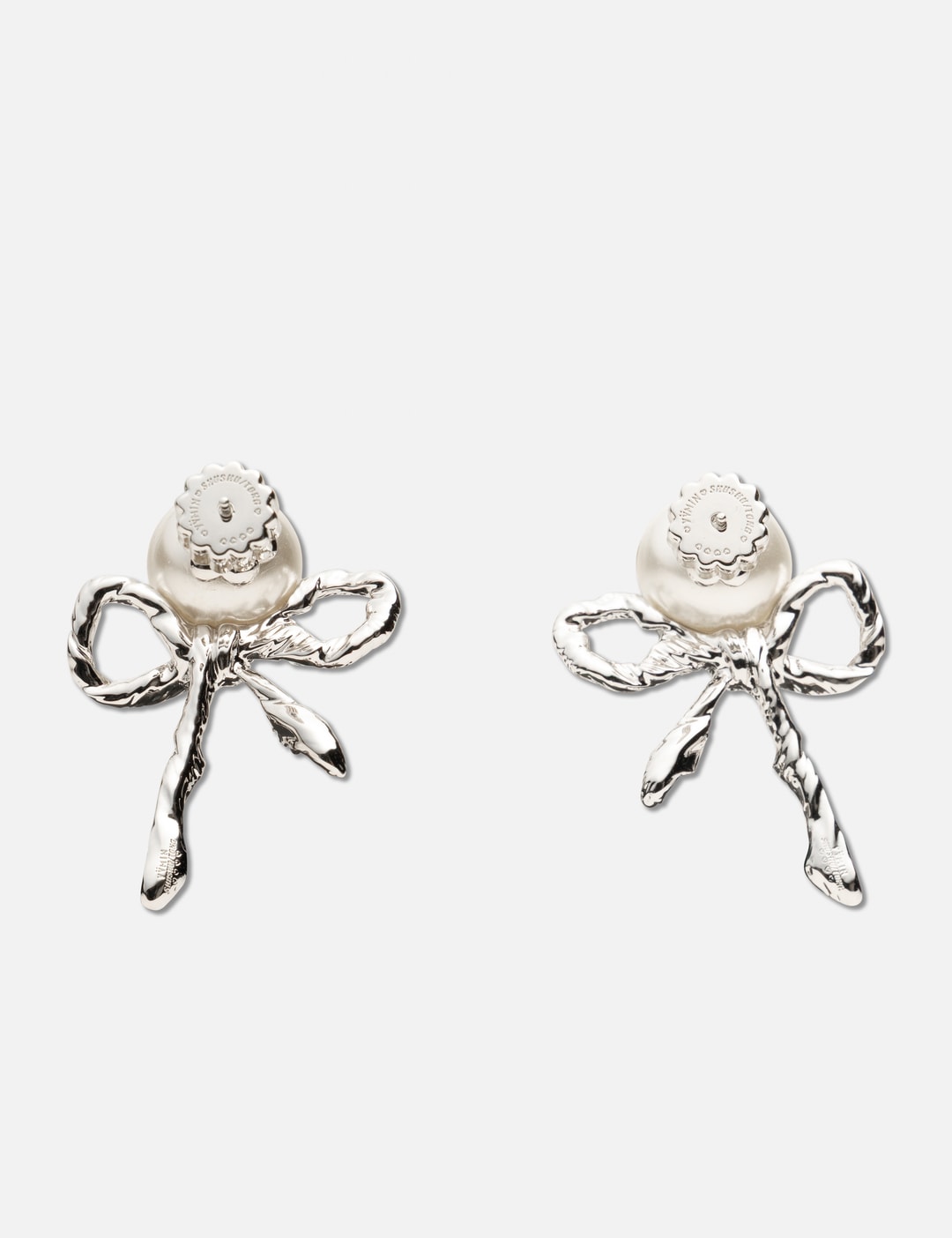 SHUSHU/TONG × YVMIN Twisted Rope Bow Pearl Earring view 8