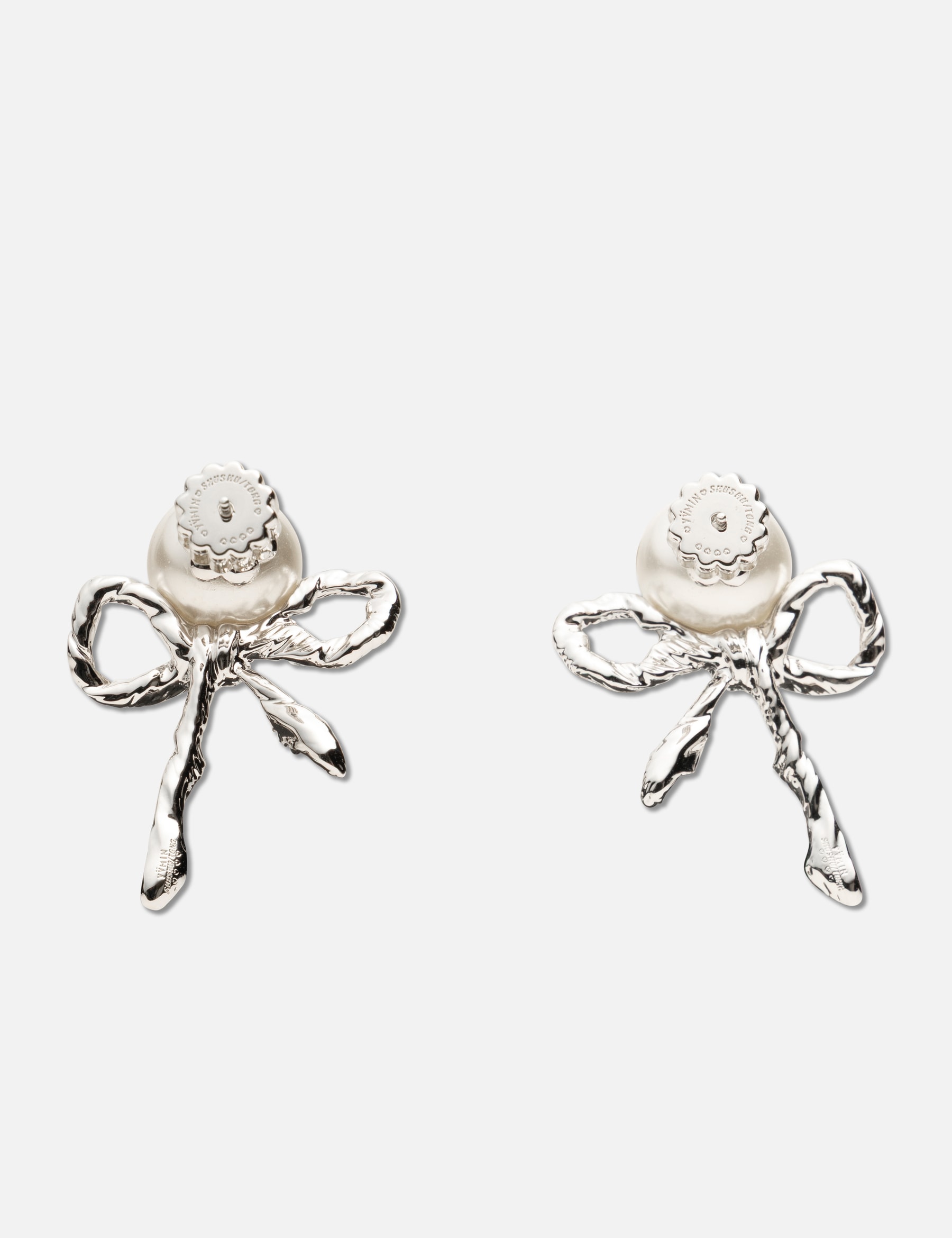 SHUSHU/TONG × YVMIN Twisted Rope Bow Pearl Earring view 14