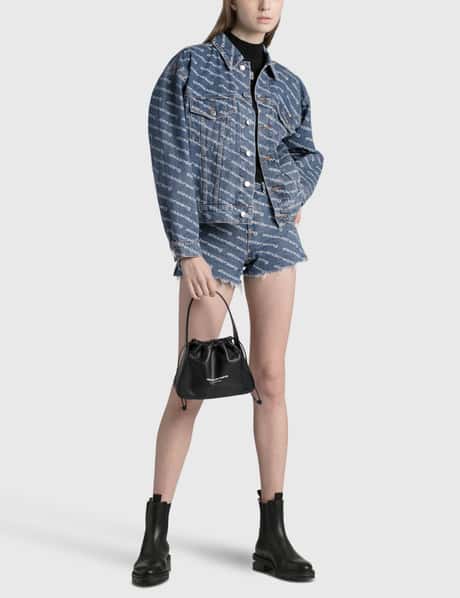 T By Alexander Wang - ロゴ プリント デニム ジャケット | HBX