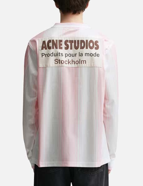 Acne Studios Logo Long Sleeve T-shirt HBX