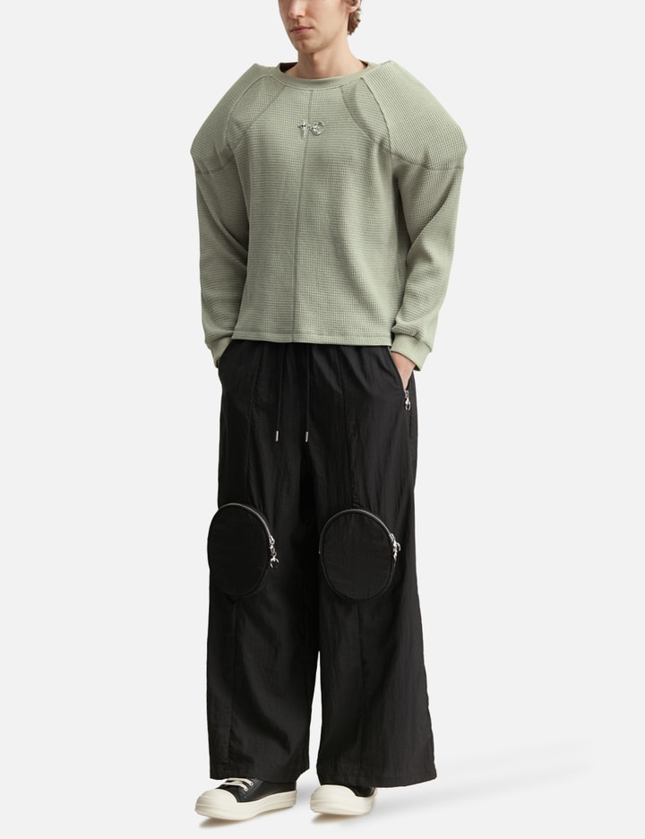 THUG CLUB Bulk Shoulder Waffle Long Sleeve