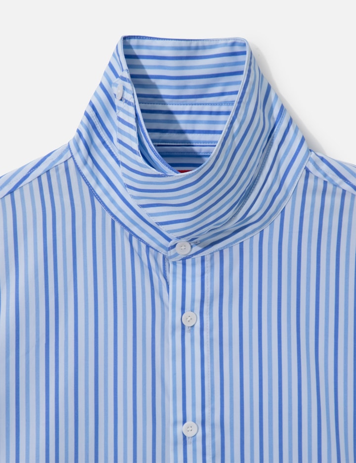 KidSuper Striped Face Button Up Shirt