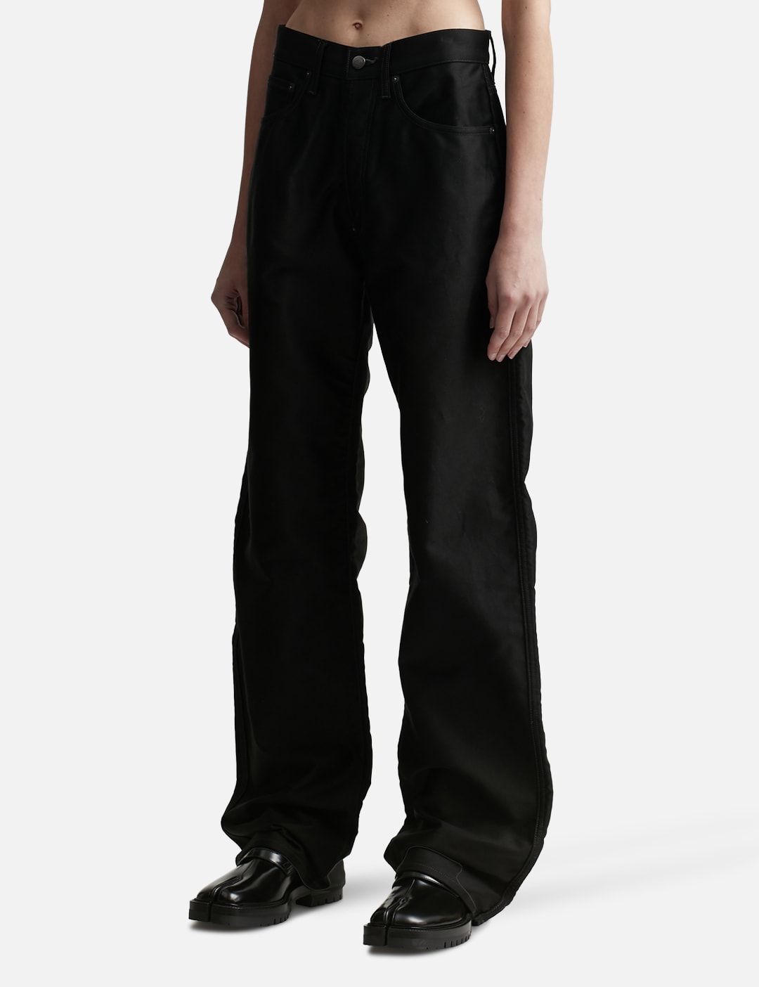 Satin Cotton Trousers view 8