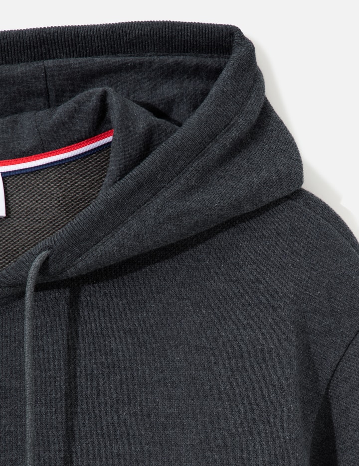 Thom Browne Zipper Hoodie With Striped Armbands